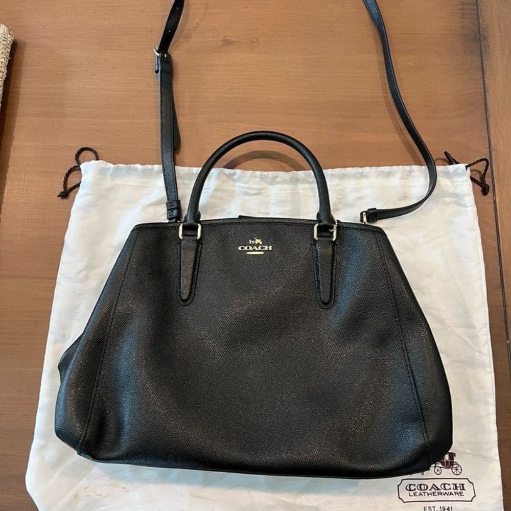 Coach Black Shoulder Bag